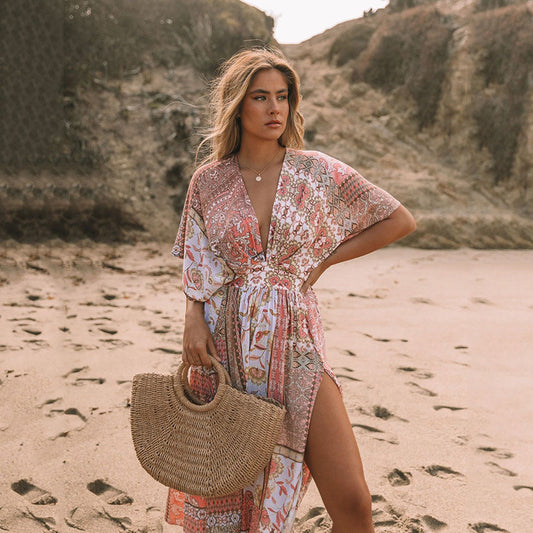 Gorgeous Women's Bohemian Style Beach Dress